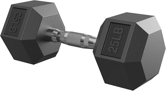 Hex Dumbbell Set, 45-400 lb Set Rubber Encased Exercise & Fitness Dumbbells, Weights Dumbbells Set, Hand Weight for Strength Training