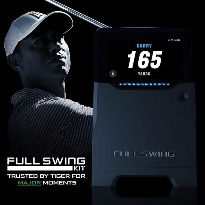 Full Swing KIT Golf Launch Monitor and Simulator GSPro Software with GPS Course Overview