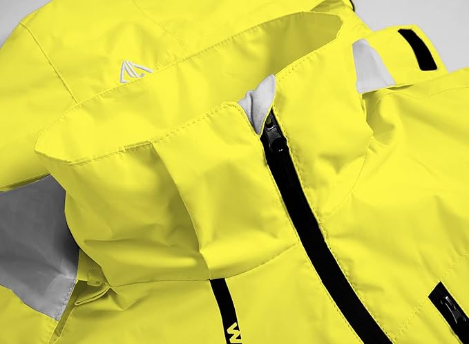 GIISAM Mens Windproof Jacket Waterproof Lightweight Mountain Sport Jacket for Men Hooded Windbreaker Raincoat