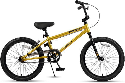 20 24 26 Inch BMX Race Bike Trident Bicycles Beginner-Level to Advanced Riders with 2 Pegs, Multiple Colors