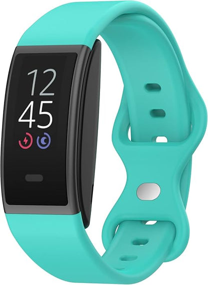 FitTurn Sport Watch Band Compatible with Amazon Halo View Replacement Soft Silicone Wristband Sport Straps Accessories Men Women for Amazon Halo View Smartwatch