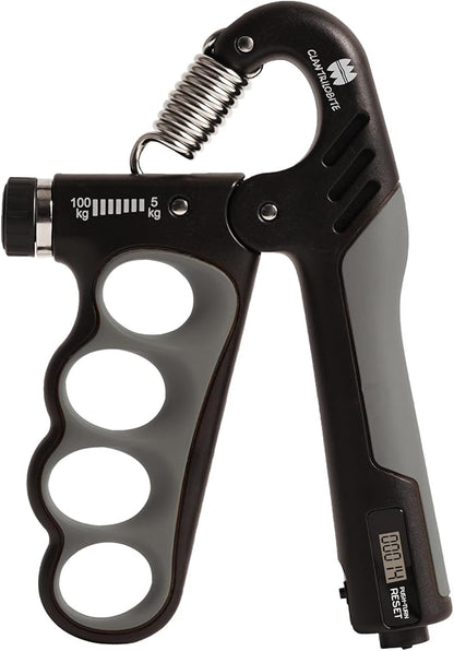 Grip Strength Trainer, Adjustable Resistance 11-220 Ibs Forearm Strengthener,Hand Grip Strengthener With Digital Counter,Improve Wrist Strength,Hand Recovery Exercises