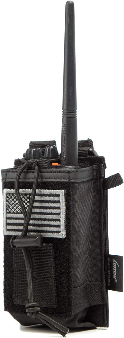 2 Pack Tactical Radio Holder Radio Case Molle 3 Pack