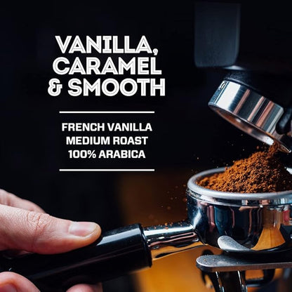 Eight O'Clock Ground Coffee, French Vanilla, 11 Ounce