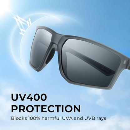 KastKing Osage Polarized Sport Sunglasses for Men and Women, Ideal for Driving Fishing Cycling Running, UV Protection