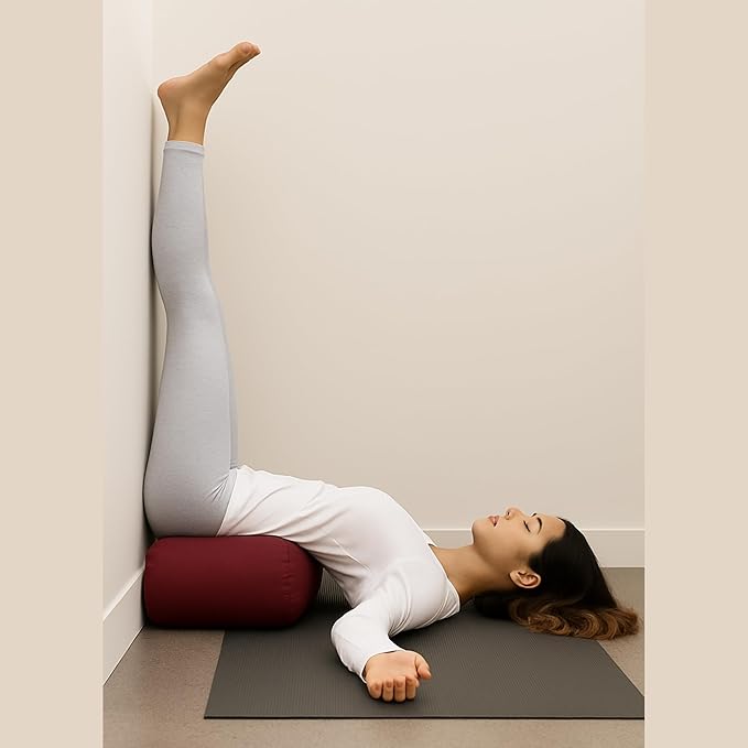 Rectangular Cotton Yoga Bolster, Yoga Pillow, Yoga Cushion, Yin yoga Bolster, Iyengar yoga bolster