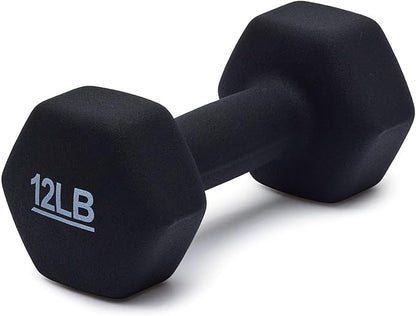 Amazon Basics Neoprene Dumbbell Hand Weights for Exercise and Muscle Toning