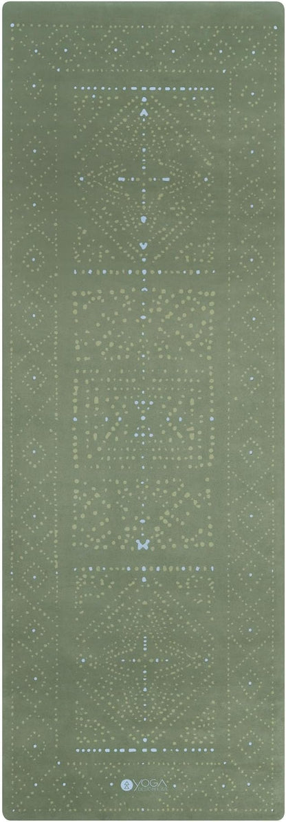 YOGA DESIGN LAB | The Combo Yoga Mat | 2-in-1 Mat+Towel | Eco Luxury | Ideal for Hot Yoga, Power, Bikram, Ashtanga, Sweat | Studio Quality | Includes Carrying Strap!