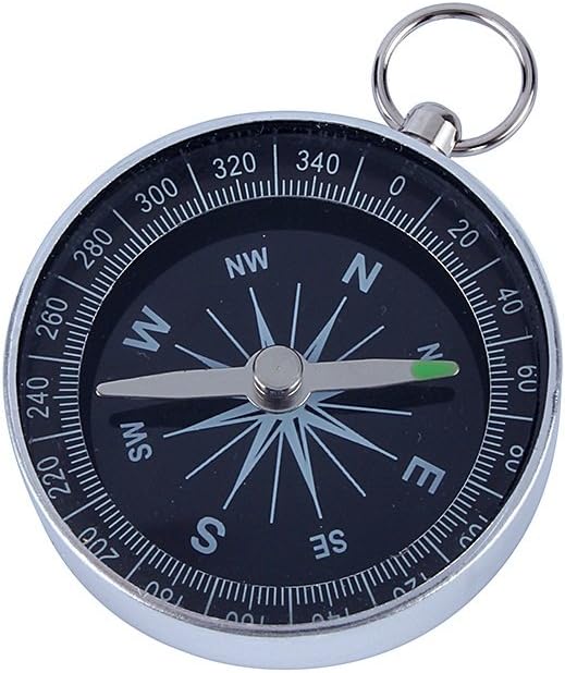 10pcs Compass Aluminum Edge Pocket Size Waterproof Compass