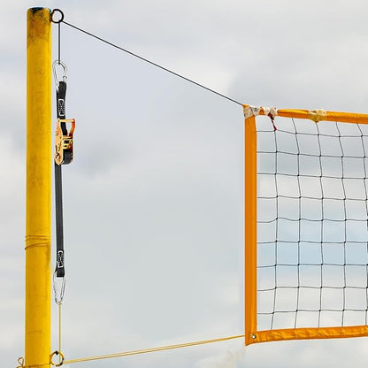 2 Pcs Volleyball Net Ratchet Strap Heavy Duty Net Tensioning Lever Ratchet Volleyball Poles Rope Tightener