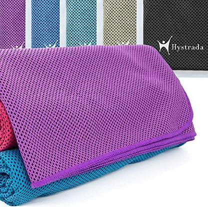 8 Packs Cooling Towel (40 x 12), Ice Towel, Microfiber, Soft Breathable Chilly Towel Stay Cool for Yoga, Workout, Sport, Gym, Camping, Fitness, Running, Workout & More Activities - Multicolor