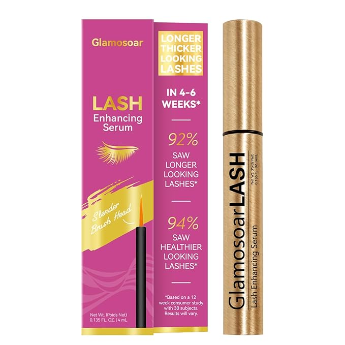 Eyelash Growth Serum Lash Boost & Enhancing Serum - Get Fuller,Longer,Stronger Lashes 4ml