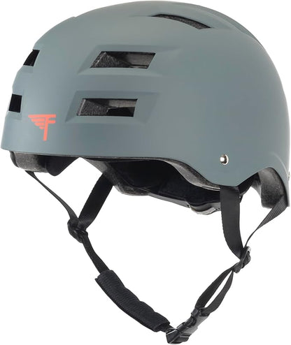 Flybar Bike Helmet- Multi Sport Dual Certified Adjustable Dial, Lightweight Skateboard Helmet, Roller Skating, Pogo, Electric Scooter, Snowboard, Boys and Girls Kids- Adults Helmets