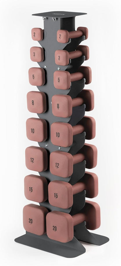 SafeGrip Dumbbells, Anti-Slip, Anti-Roll, Thick Handles, Free Weights, Square Dumbbells for Secure Workouts at Home, Weightlifting, and Personal Training