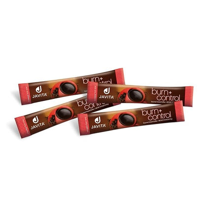 Javita Burn + Control Instant Coffee, Weight Management Herbs: Garcinia Cambogia & Yerba Mate, Slimming Coffee with Help of Exercise, Keto, Dieters Drink, 2 box / 24 (4.55g Sticks), 48 Count