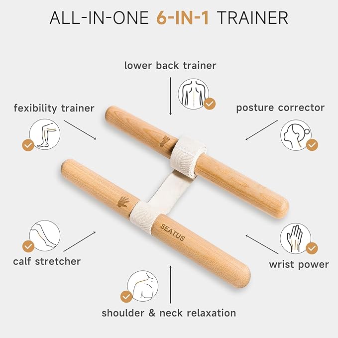 Innovative Muscle Stretching Device, Adjustable Length Hamstring Stretcher Redefines Flexibility, Pain Relief and Wellbeing for Your Entire Body Easily Perform Yoga and Stretching at Home!