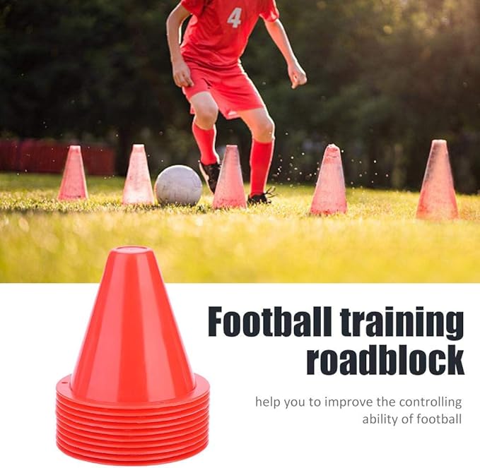 10Pcs Soccer Training Cones