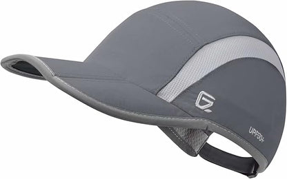 GADIEMKENSD Reflective Folding Outdoor Hat Unstructured Design UPF 50+ Sun Protection Sport Hats for Womens and Mens