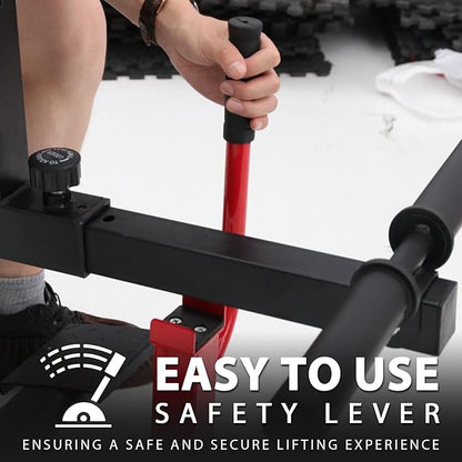 GMWD Adjustable Seated Calf Raise Machine With Band Pegs for Leg Training and Exercise - Home Gym Equipment