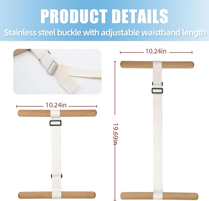 –Innovative Stretching Equipment for Enhanced Flexibility, Pain Relief, and Improved Mobility. it Improves Posture and Offers Adjustable Length Easily Perform Yoga and Stretching, and at Home!