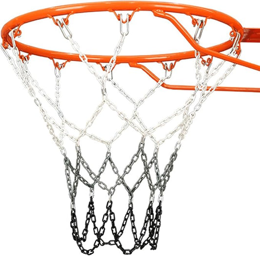 2 LBS Chain Basketball Net Heavy Duty Outdoor 0.12 Inch