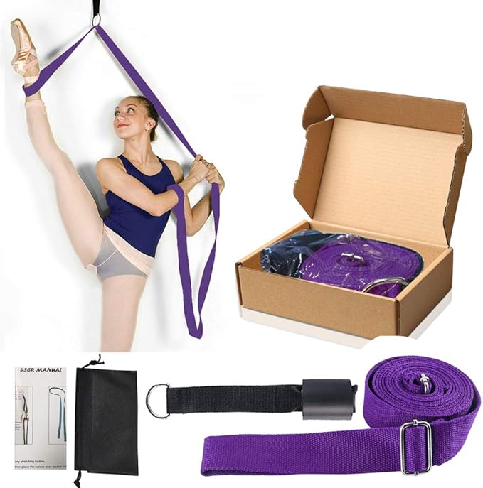 Leg Stretcher, Door Flexibility & Stretching Leg Strap - Great for Ballet Cheer Dance Gymnastics or Any Sport Leg Stretcher Door Flexibility Trainer Premium Stretching Equipment