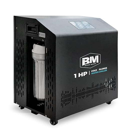 1 HP Water Chiller for Ice Bath Tub, Hot & Cold Mode Machine with Ozone, Dual Filters, Fast Cooling for Recovery and Cold Plunge Therapy