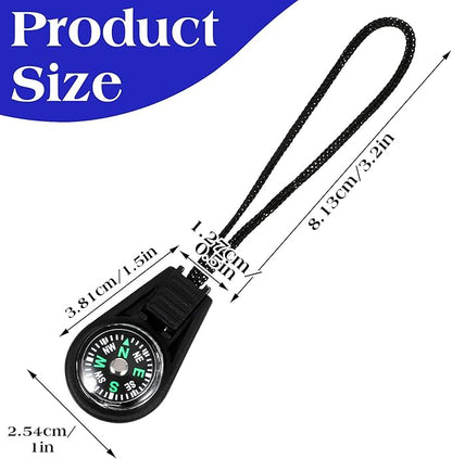 100 Pieces Mini Survival Compass Outdoor Camping Hiking