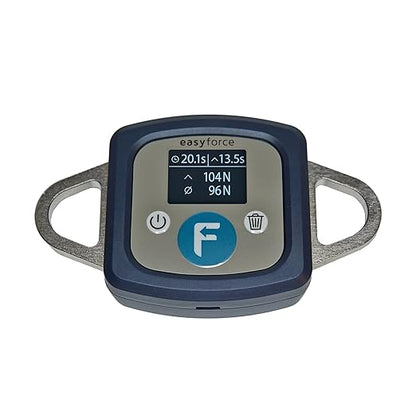 EasyForce® Performance Digital Dynamometer | Peak Force Capacity 300 Kg (2942 N) | for Strength Coaches, Physiotherapists, and Trainers | Accurate, Simple, and Swift Data Access