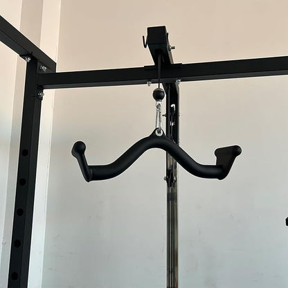 Lat Pulldown Bar - T Bar Row & Tricep Attachment for Home Gym Exercise