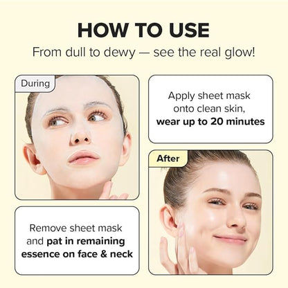 I DEW CARE Glass Skin Facial Sheet Mask Variety Pack - Let's Get Sheet Faced | 14 Days Facial Masks Set, Moisturizing Face Masks Skincare, Korean Face Mask, Hydrating Collagen Face Mask, 14 Count