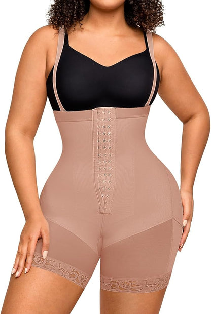 FeelinGirl Faja Body Shaper Tummy Control Shapewear for Women Butt Lifter Post Surgery Fajas Postparto Para Mujer