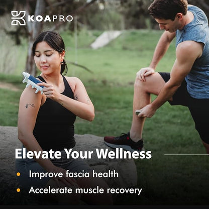 KOAPRO Fascia Massage Tool Blaster for Cellulite, Muscle Knots, Trigger Points - All-in-One Full Body Myofascial Release Tool, Facia Blaster, Targeted Tension Relief, Effective Back and Neck Massager