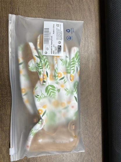 HANDLANDY Fingerless Work Gloves for Men, Half Finger Working Glove Grip Shock-Absorbing Breathable Uwrist TPR Anti-Collision Gloves for Mens & Women (L)