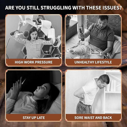 Ginseng Five Treasures Tea, Traditional Chinese Herbal Tea, Natural Organic Kidney Cleanse Detox Tea for Women & Men, 7 Precious Ingredients Formula(3 Pack/75 Bags)