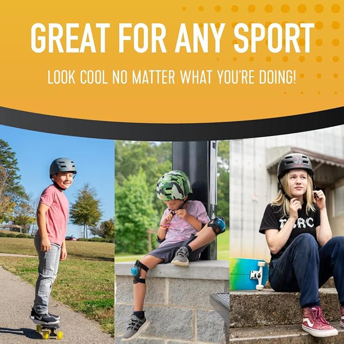 Flybar Bike Helmet- Multi Sport Dual Certified Adjustable Dial, Lightweight Skateboard Helmet, Roller Skating, Pogo, Electric Scooter, Snowboard, Boys and Girls Kids- Adults Helmets