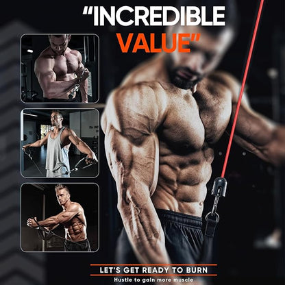 LALAHIGH Portable Home Gym System for Men and 20 Fitness