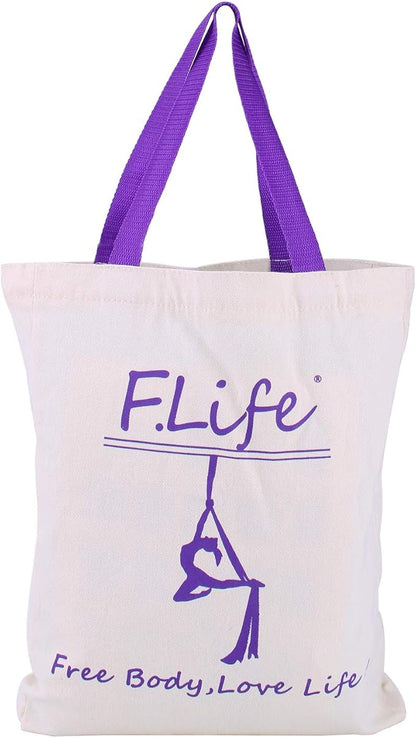F.Life Aerial Yoga Hammock kit- Yoga Swing Multicolor 5 yards-Flying Yoga Include Daisy Chain,Carabiner and Pose Guide