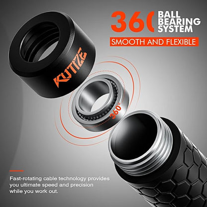 Jump Rope, Weighted Jump Rope for Men Women, Adjustable 1lb Heavy Skipping Ropes, Suitable for Boxing, Cardio, Home Fitness, Training Muscle, Home Gym Workout Equipment for Full Body Exercise