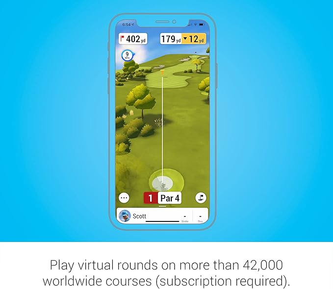 Garmin 010-02356-00 Approach R10, Portable Golf Launch Monitor, Take Your Game Home, Indoors or to the Driving Range, Up 10 Hours Battery Life, Black, (14'x20'x10') (Renewed)