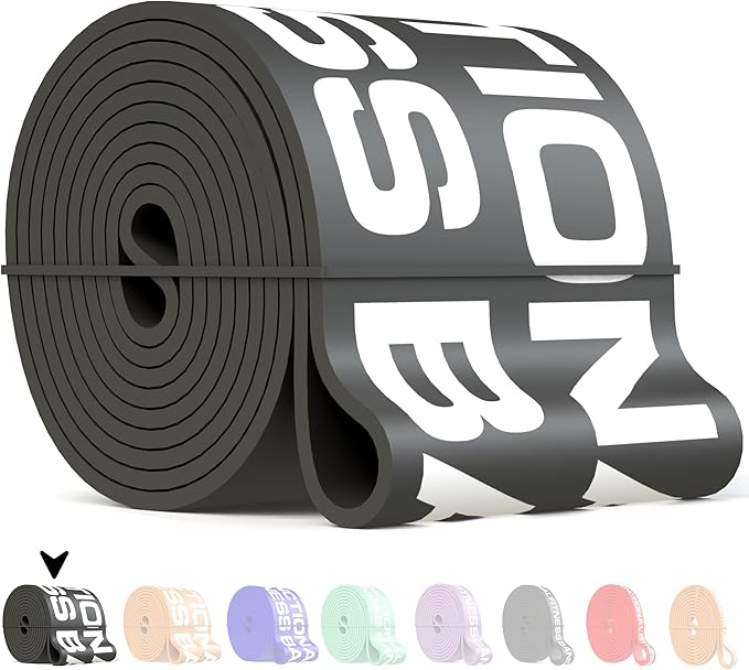 Functional Fitness Pull Up Assist Resistance Bands | Heavy Duty Exercise Bands for Powerlifting, Mobility, and Stretching | Travel Friendly Resistance Bands for Workout