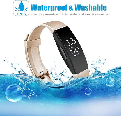 Tobfit Sport Bands Compatible with Fitbit Inspire HR/Inspire/Ace 2 Fitness Tracker Accessories Strap for Women Men, Small Large