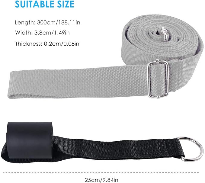 Leg Stretcher, Door Flexibility & Stretching Leg Strap - Great for Ballet Cheer Dance Gymnastics or Any Sport Leg Stretcher Door Flexibility Trainer Premium Stretching Equipment