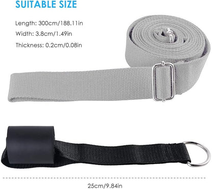 Leg Stretcher, Door Flexibility & Stretching Leg Strap - Great for Ballet Cheer Dance Gymnastics or Any Sport Leg Stretcher Door Flexibility Trainer Premium Stretching Equipment