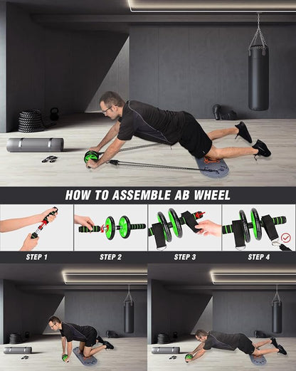 Hikeen Home Workout Equipment to Help Achieve Fitness Goals 27-in-1 Portable