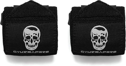 Gymreapers Weightlifting Wrist Wraps (IPF Approved) 18" Professional Quality Wrist Support with Heavy Duty Thumb Loop - Best Wrap for Powerlifting Competition, Strength Training, Bodybuilding