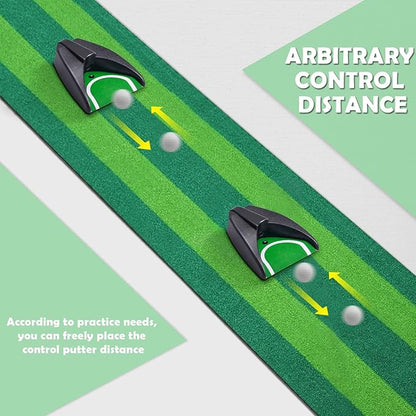 Golf Automatic Putting Cup, Golf Putting Practice Return Machine, Auto Putting Returner Golf Practice Putting Hole for Indoor Outdoor Yard Office