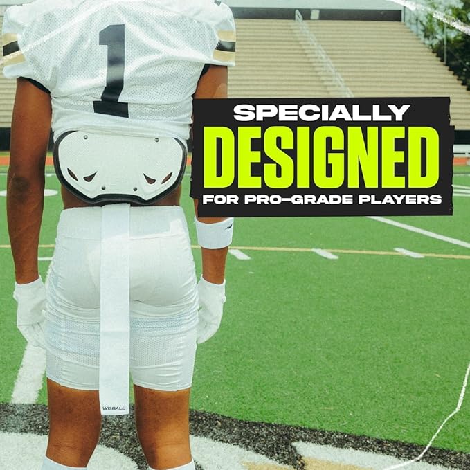 Streamer Football Towel, Sports Towel with Hook and Loop Fastener to Clean Football Visor and Gloves (Green, Adult)