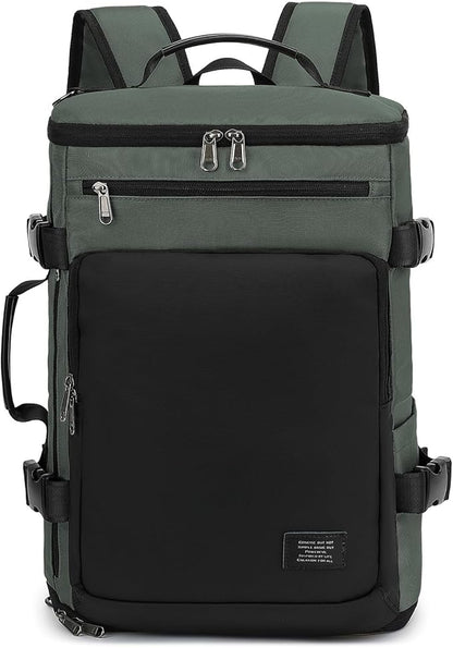 Kalesi Gym Duffle Bag Backpack 4-Way Waterproof with Shoes Compartment for travel Sport Hiking laptop Business-grey