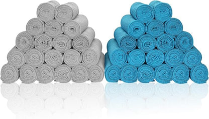 Cooling Towels 40 Pack 40"x 12", 160gsm Bulk Cool Towels, Soft Breathable, Super Absorbent, Quick Cold Towel, for Bowling, Yoga, Travel, Camping, Golf, Football, Hiking, Outdoor Work